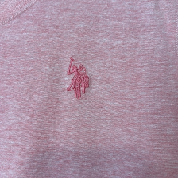 U.S. POLO ASSN. PINK tee T-shirt size X-Large PTP 22” - Picture 2 of 4